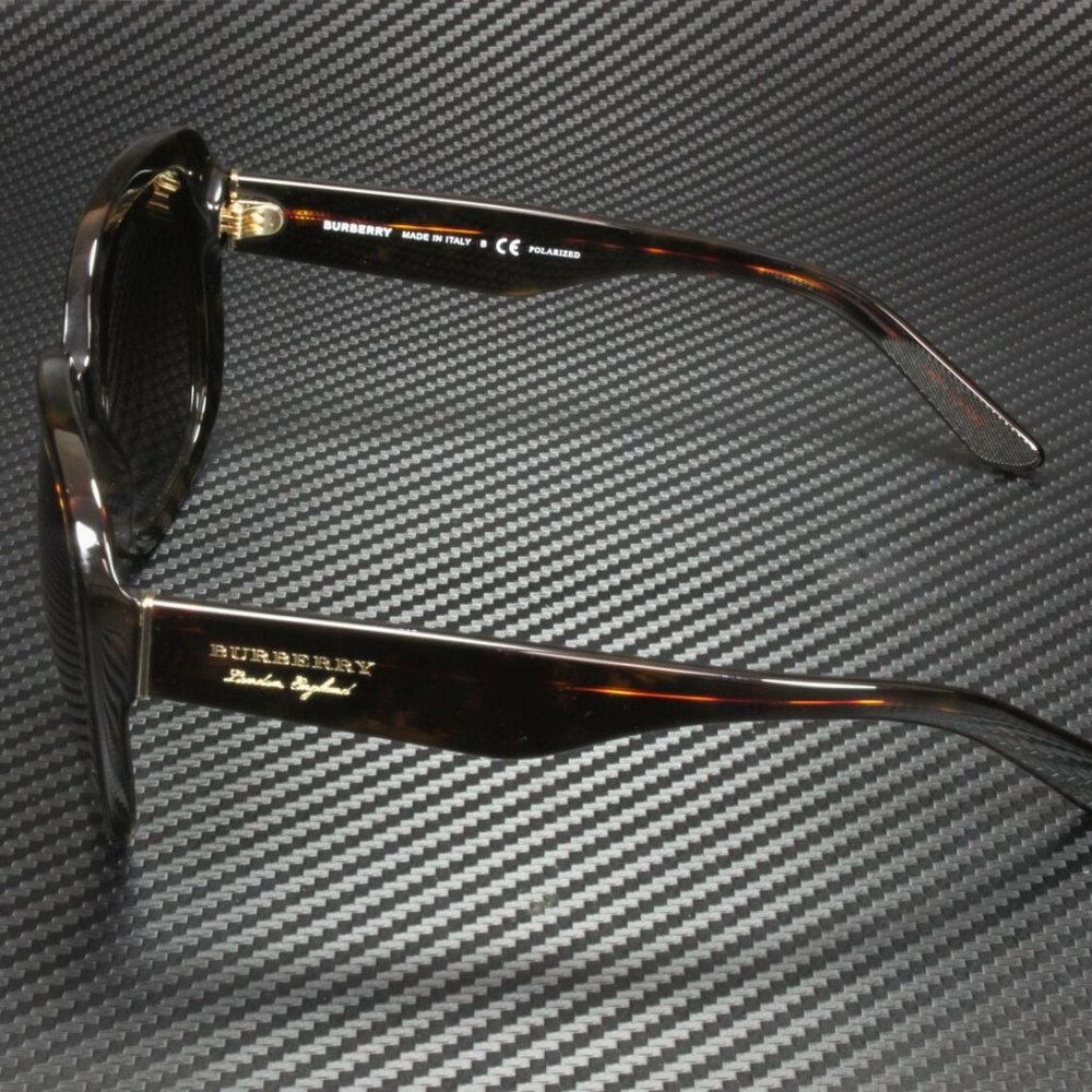 Burberry POLARIZED Havana Gradient 56mm Sunglasses - Picture 2 of 5